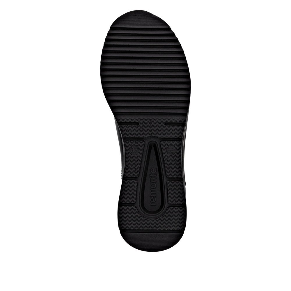 Remonte D0T03-03 Ανατομικό Δερμάτινο Sneaker Μαύρο Remonte D0T03-03 Ανατομικό Δερμάτινο Sneaker Μαύρο