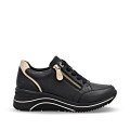Remonte D0T03-03 Ανατομικό Δερμάτινο Sneaker Μαύρο Remonte D0T03-03 Ανατομικό Δερμάτινο Sneaker Μαύρο