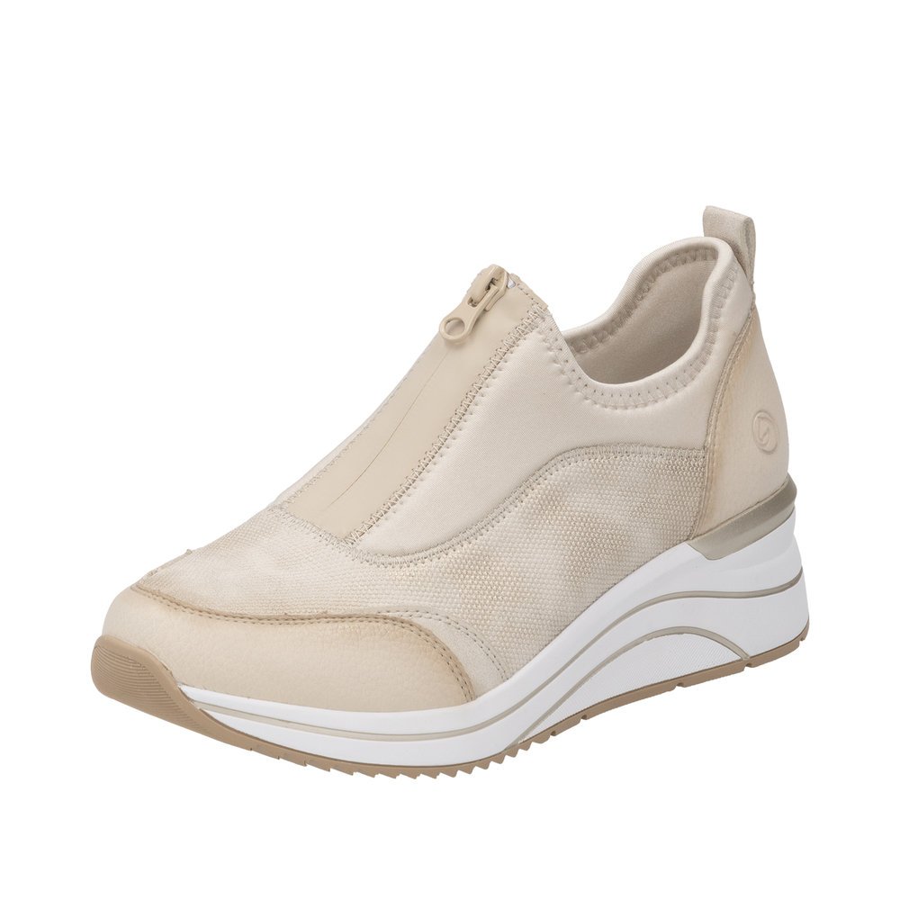 Remonte D0T08-61 Ανατομικό Δερμάτινο Sneaker Μπεζ Remonte D0T08-61 Ανατομικό Δερμάτινο Sneaker Μπεζ