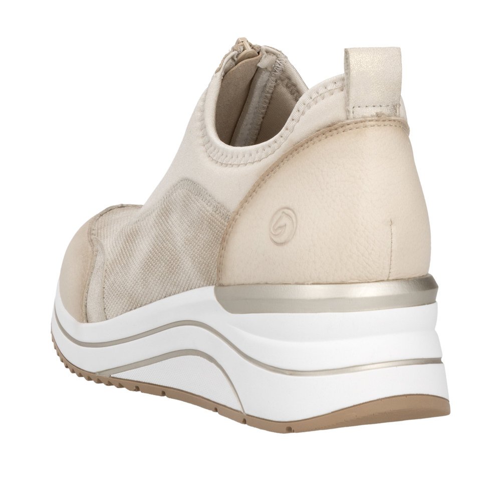 Remonte D0T08-61 Ανατομικό Δερμάτινο Sneaker Μπεζ Remonte D0T08-61 Ανατομικό Δερμάτινο Sneaker Μπεζ