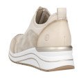 Remonte D0T08-61 Ανατομικό Δερμάτινο Sneaker Μπεζ Remonte D0T08-61 Ανατομικό Δερμάτινο Sneaker Μπεζ