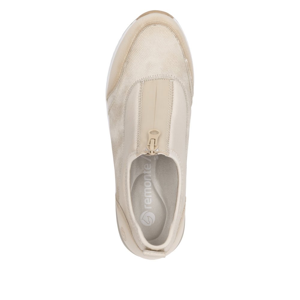 Remonte D0T08-61 Ανατομικό Δερμάτινο Sneaker Μπεζ Remonte D0T08-61 Ανατομικό Δερμάτινο Sneaker Μπεζ