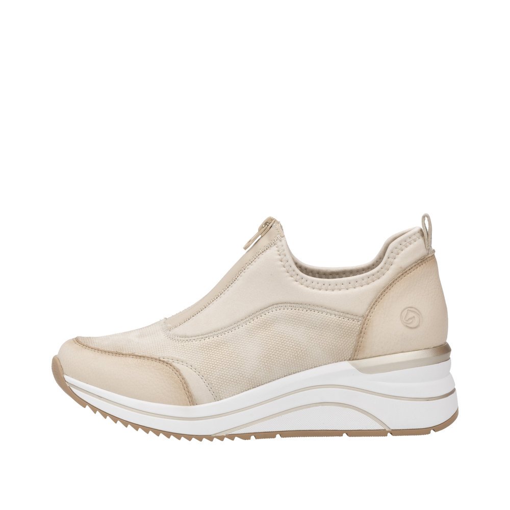 Remonte D0T08-61 Ανατομικό Δερμάτινο Sneaker Μπεζ Remonte D0T08-61 Ανατομικό Δερμάτινο Sneaker Μπεζ