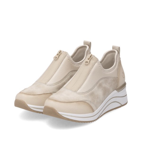Remonte D0T08-61 Anatomical Leather Sneaker Beige Remonte D0T08-61 Anatomical Leather Sneaker Beige