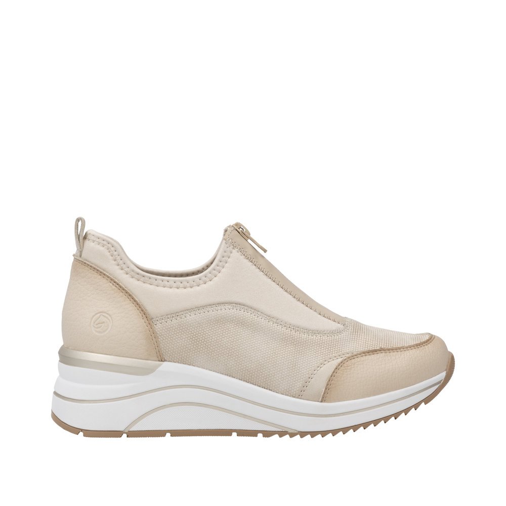 Remonte D0T08-61 Ανατομικό Δερμάτινο Sneaker Μπεζ Remonte D0T08-61 Ανατομικό Δερμάτινο Sneaker Μπεζ