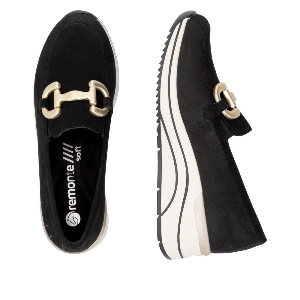 Remonte D0T12-02 Anatomical Leather Sneaker Black Remonte D0T12-02 Anatomical Leather Sneaker Black