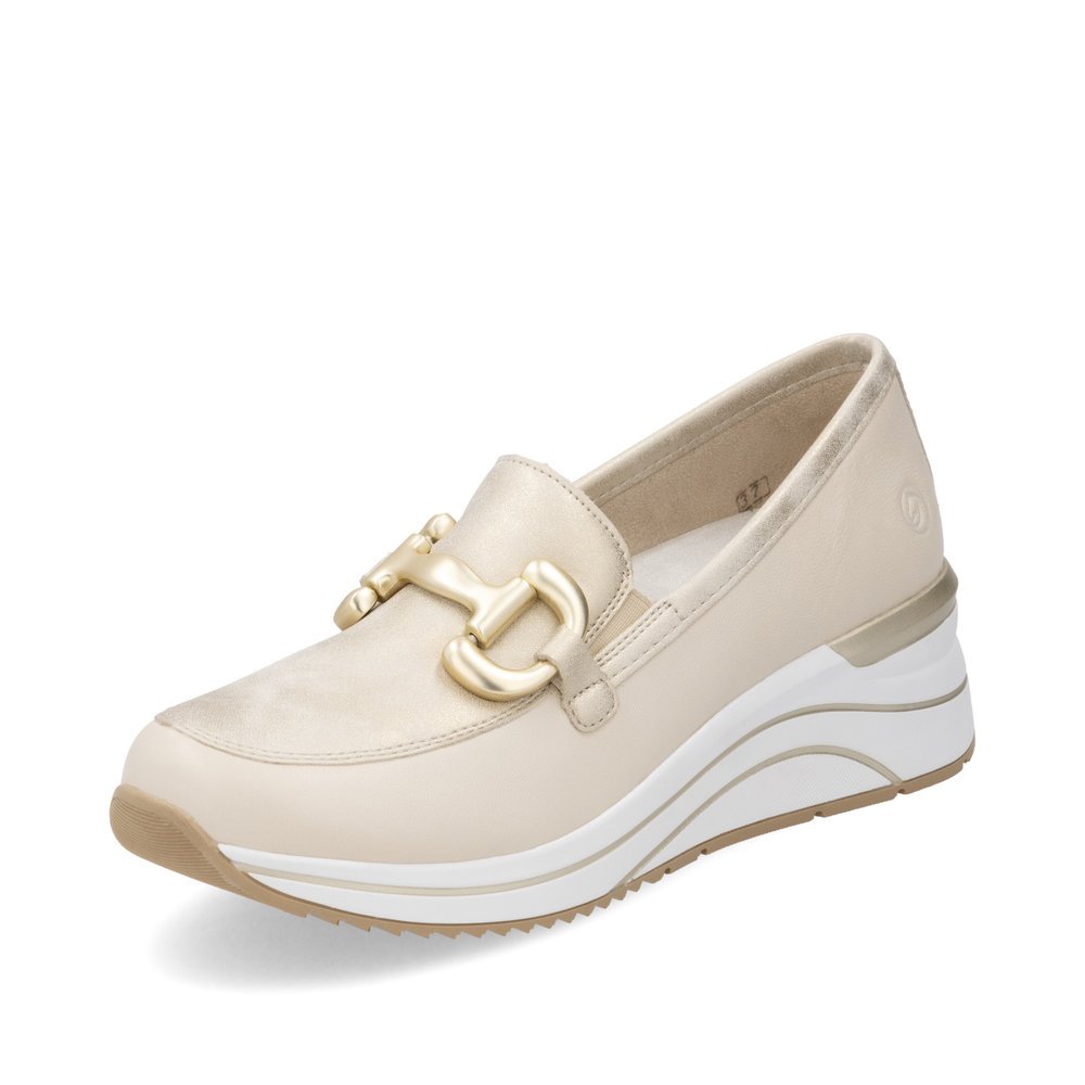 Remonte D0T12-60 Anatomical Leather Sneaker Beige Remonte D0T12-60 Anatomical Leather Sneaker Beige