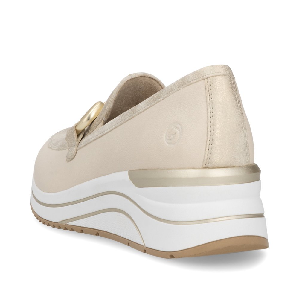 Remonte D0T12-60 Anatomical Leather Sneaker Beige Remonte D0T12-60 Anatomical Leather Sneaker Beige