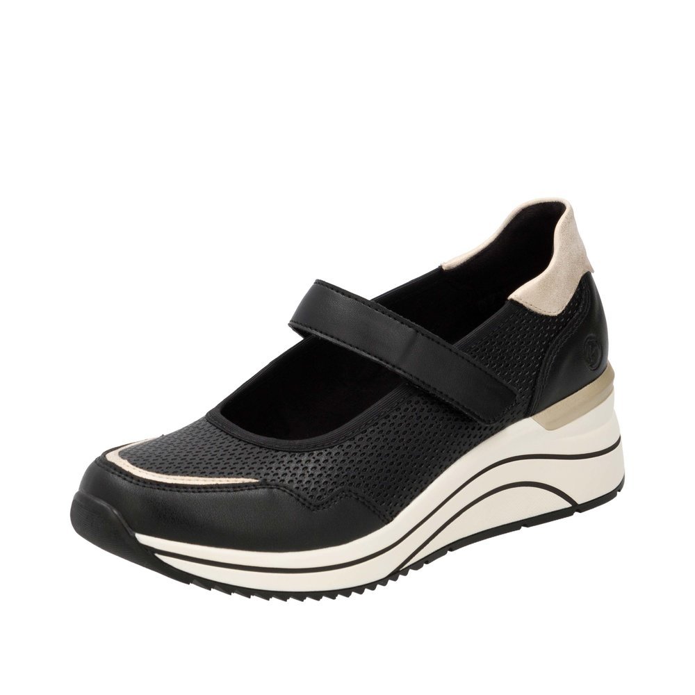 Remonte D0T13-03 Ανατομικό Δερμάτινο Sneaker Μαύρο Remonte D0T13-03 Ανατομικό Δερμάτινο Sneaker Μαύρο
