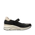 Remonte D0T13-03 Ανατομικό Δερμάτινο Sneaker Μαύρο Remonte D0T13-03 Ανατομικό Δερμάτινο Sneaker Μαύρο