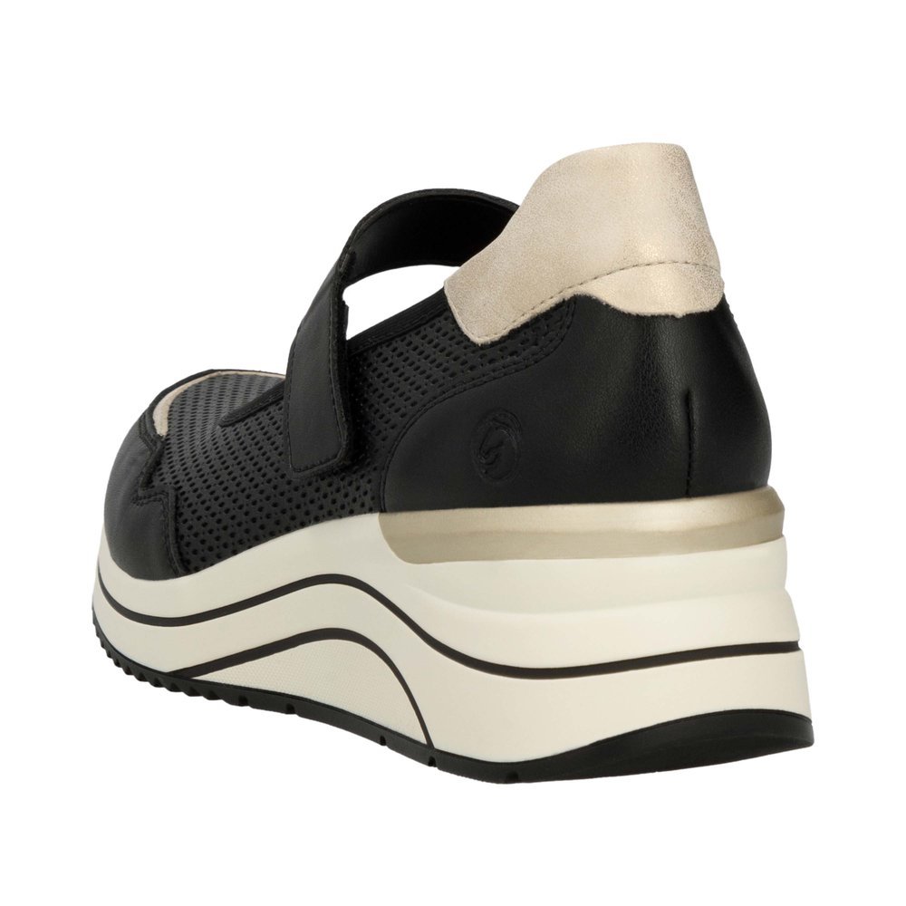 Remonte D0T13-03 Ανατομικό Δερμάτινο Sneaker Μαύρο Remonte D0T13-03 Ανατομικό Δερμάτινο Sneaker Μαύρο