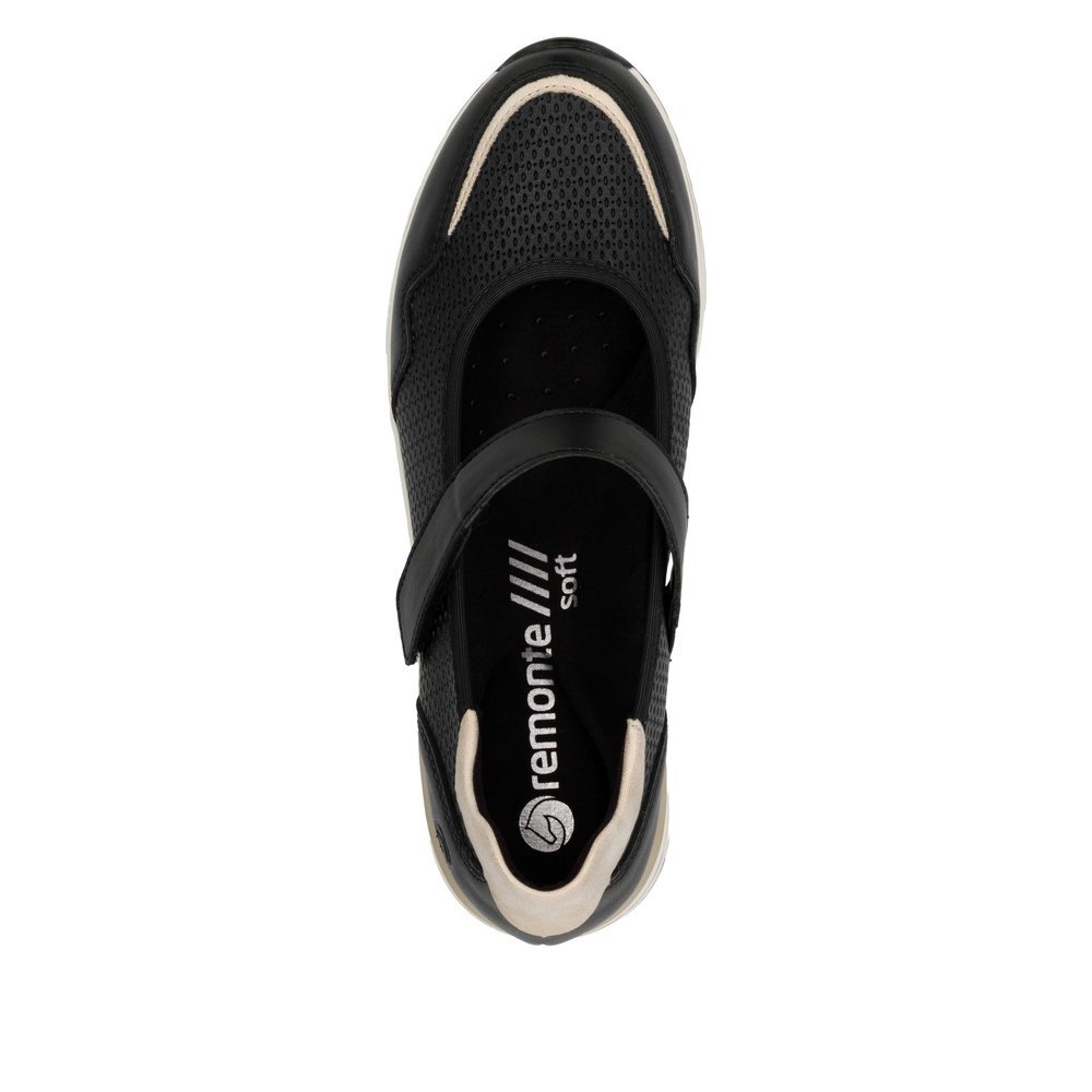 Remonte D0T13-03 Ανατομικό Δερμάτινο Sneaker Μαύρο Remonte D0T13-03 Ανατομικό Δερμάτινο Sneaker Μαύρο