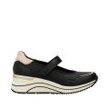Remonte D0T13-03 Ανατομικό Δερμάτινο Sneaker Μαύρο Remonte D0T13-03 Ανατομικό Δερμάτινο Sneaker Μαύρο