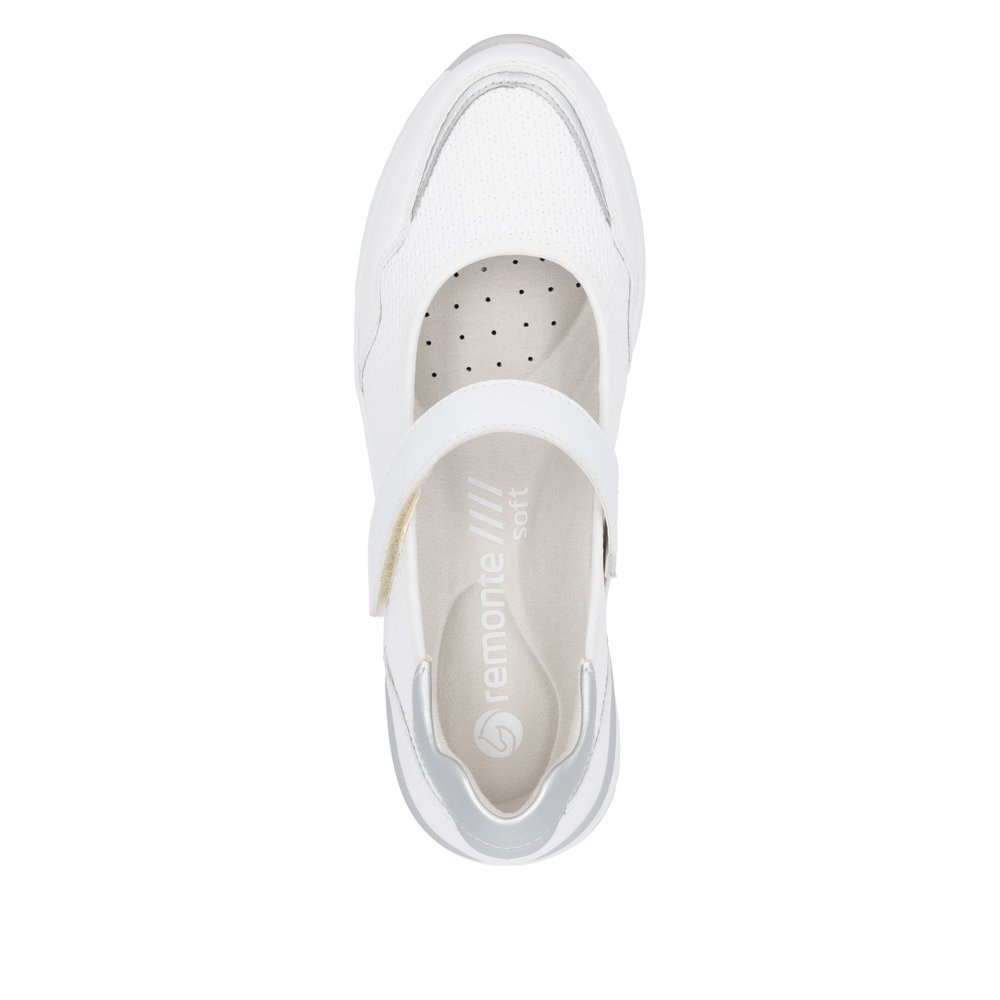 Remonte D0T13-80 Anatomical Leather Sneaker White Remonte D0T13-80 Anatomical Leather Sneaker White