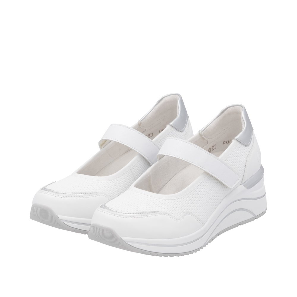 Remonte D0T13-80 Anatomical Leather Sneaker White Remonte D0T13-80 Anatomical Leather Sneaker White