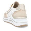 Remonte D0T14-81 Anatomical Leather Sneaker White Beige Remonte D0T14-81 Anatomical Leather Sneaker White Beige