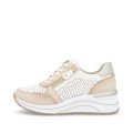 Remonte D0T14-81 Anatomical Leather Sneaker White Beige Remonte D0T14-81 Anatomical Leather Sneaker White Beige