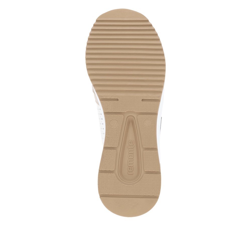 Remonte D0T14-81 Anatomical Leather Sneaker White Beige Remonte D0T14-81 Anatomical Leather Sneaker White Beige