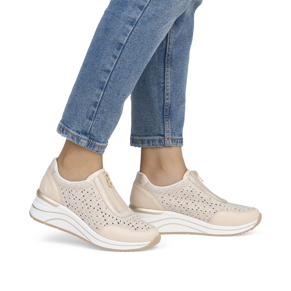 Remonte D0T15-60 Anatomical Leather Sneaker White Remonte D0T15-60 Anatomical Leather Sneaker White
