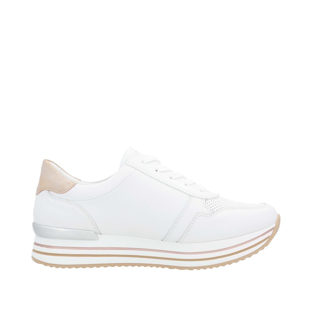 Remonte D1327-81 Anatomical Leather Sneaker White Remonte D1327-81 Anatomical Leather Sneaker White