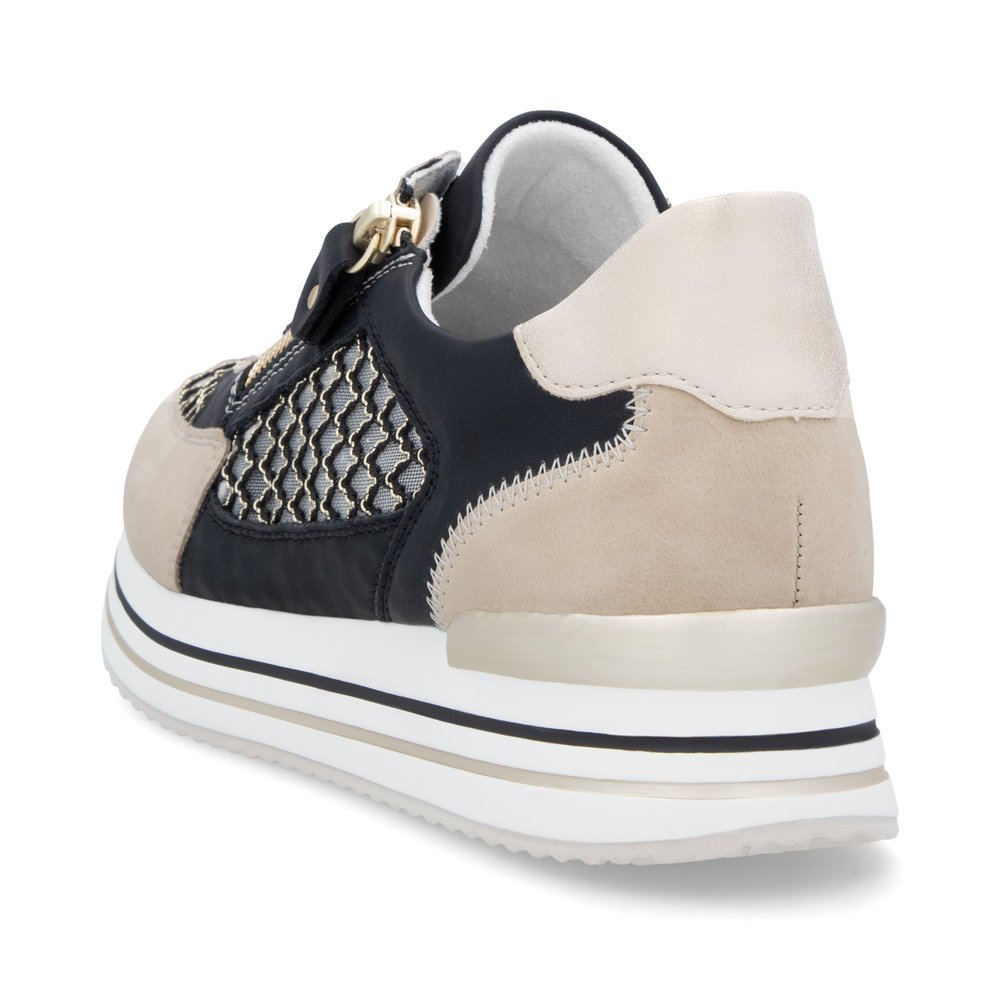 Remonte D1329-03 Anatomical Leather Sneaker Beige Remonte D1329-03 Anatomical Leather Sneaker Beige