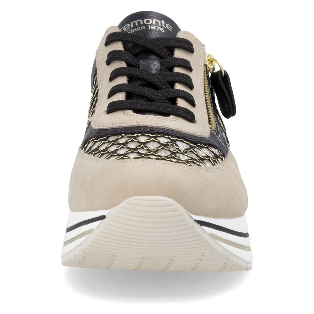 Remonte D1329-03 Anatomical Leather Sneaker Beige Remonte D1329-03 Anatomical Leather Sneaker Beige