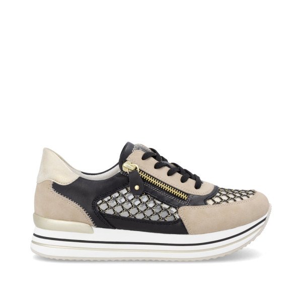 Remonte D1329-03 Anatomical Leather Sneaker Beige Remonte D1329-03 Anatomical Leather Sneaker Beige