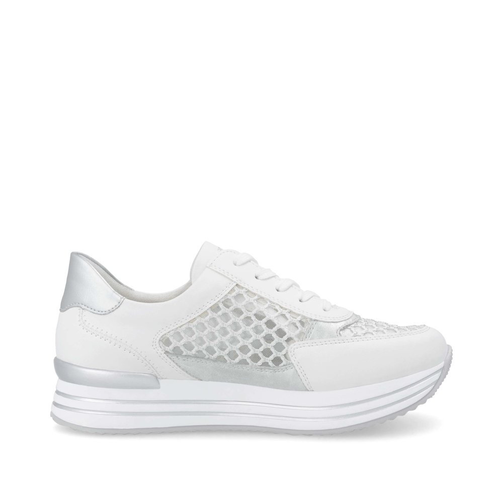 Remonte D1329-80 Anatomical Leather Sneaker White Remonte D1329-80 Anatomical Leather Sneaker White