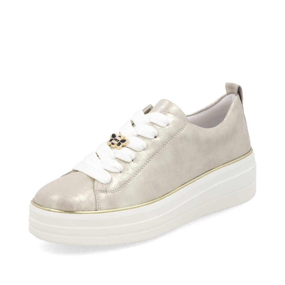 Remonte D1C03-60 Anatomical Leather Sneaker Beige Remonte D1C03-60 Anatomical Leather Sneaker Beige