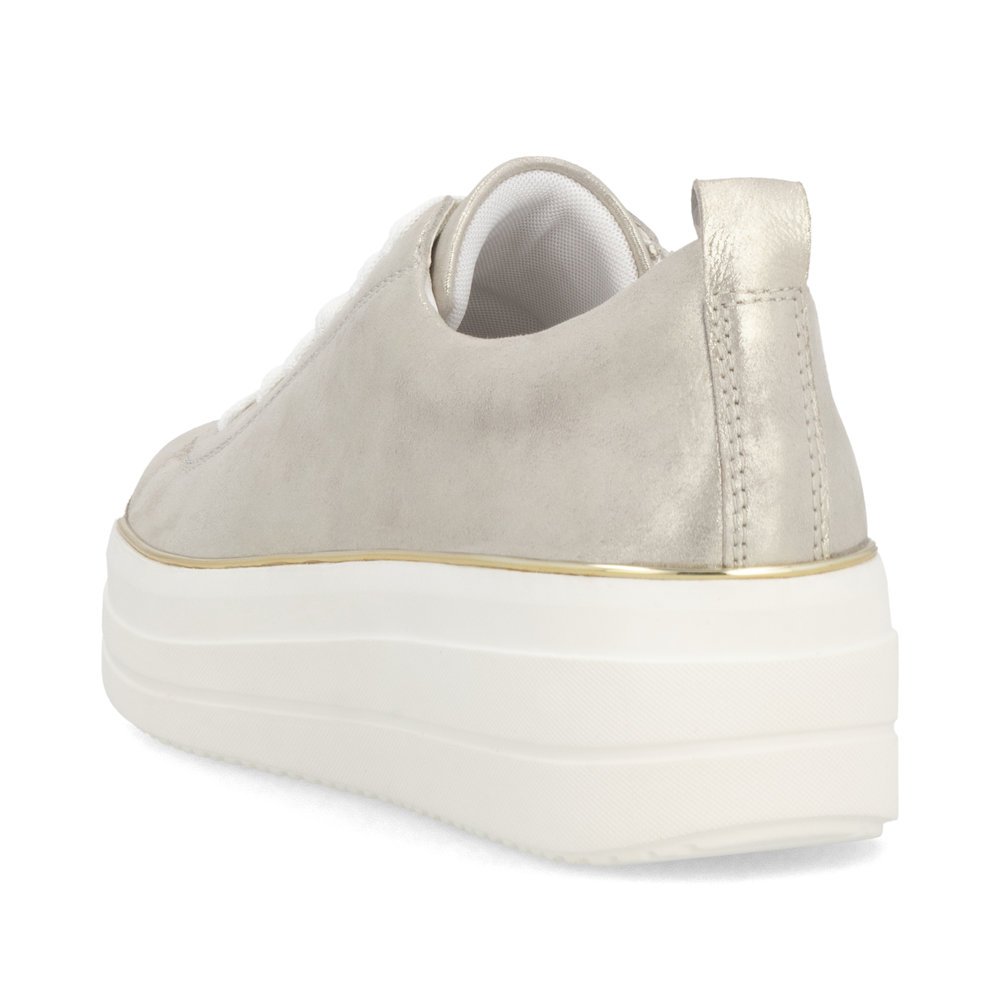 Remonte D1C03-60 Anatomical Leather Sneaker Beige Remonte D1C03-60 Anatomical Leather Sneaker Beige