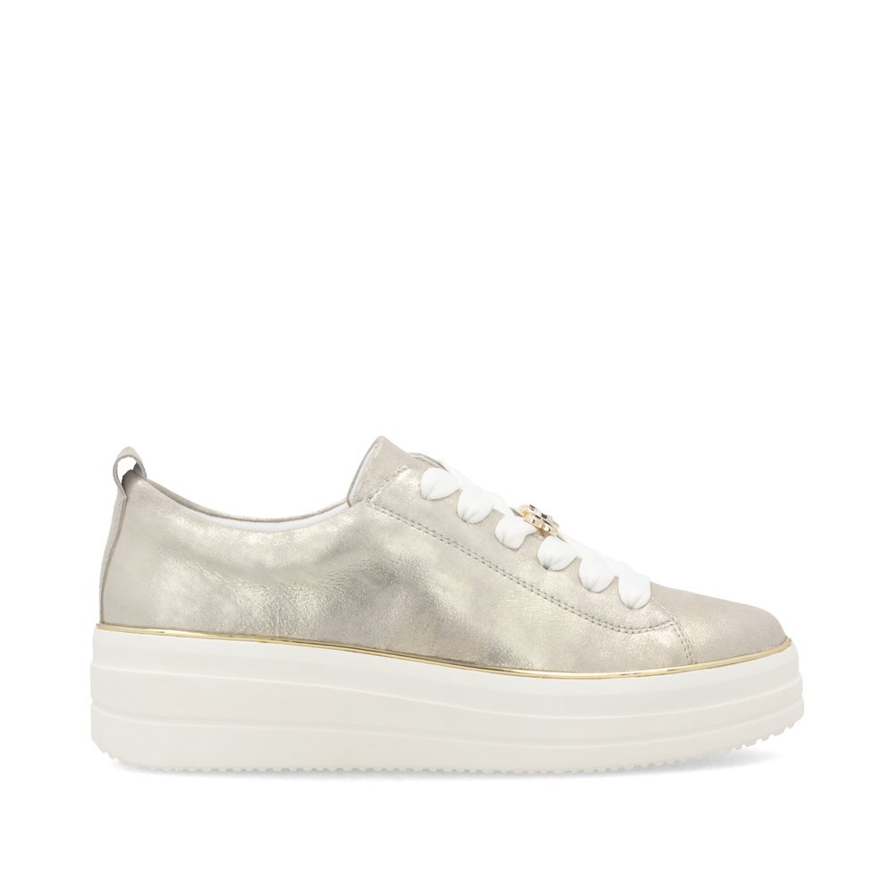 Remonte D1C03-60 Anatomical Leather Sneaker Beige Remonte D1C03-60 Anatomical Leather Sneaker Beige