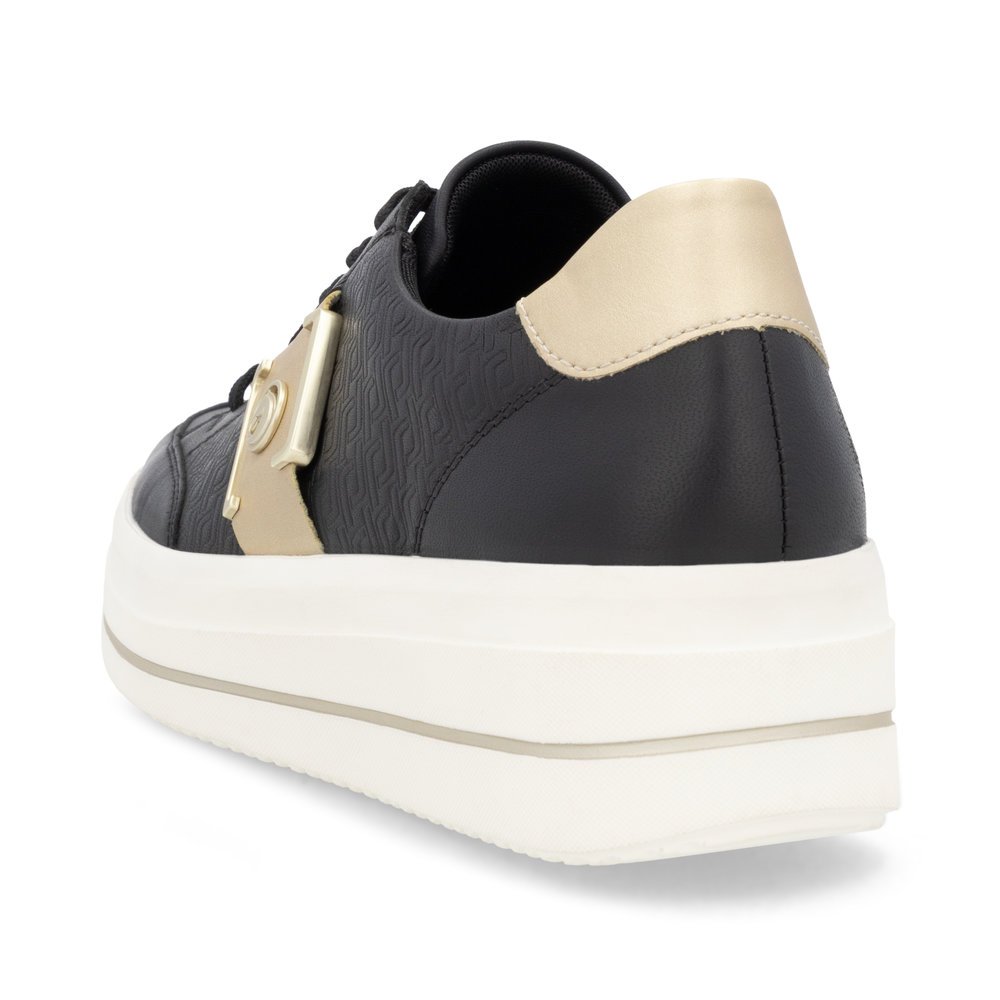 Remonte D1C07-03 Anatomical Leather Sneaker Black Remonte D1C07-03 Anatomical Leather Sneaker Black