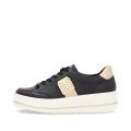 Remonte D1C07-03 Anatomical Leather Sneaker Black Remonte D1C07-03 Anatomical Leather Sneaker Black