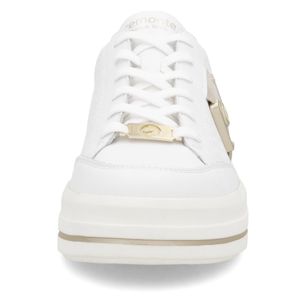 Remonte D1C07-80 Anatomical Leather Sneaker White Remonte D1C07-80 Anatomical Leather Sneaker White