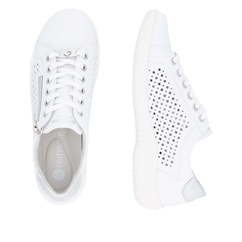 Remonte D1E08-80 Ανατομικό Δερμάτινο Sneaker Λευκό Remonte D1E08-80 Ανατομικό Δερμάτινο Sneaker Λευκό