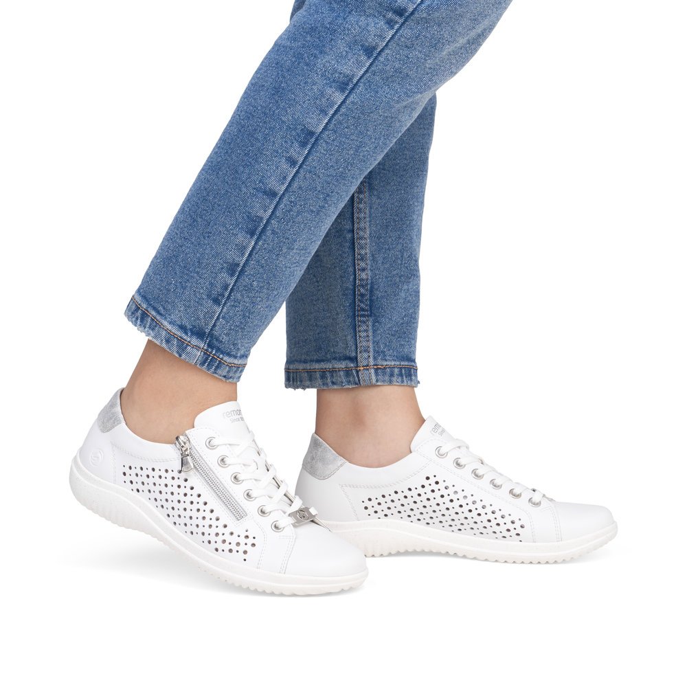 Remonte D1E08-80 Ανατομικό Δερμάτινο Sneaker Λευκό Remonte D1E08-80 Ανατομικό Δερμάτινο Sneaker Λευκό