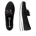 Remonte D1G11-02 Anatomical Leather Moccasin Black Remonte D1G11-02 Anatomical Leather Moccasin Black