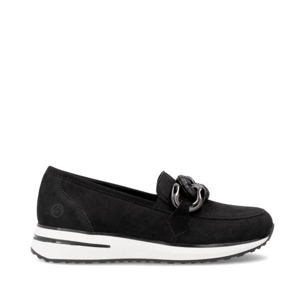 Remonte D1G11-02 Anatomical Leather Moccasin Black Remonte D1G11-02 Anatomical Leather Moccasin Black