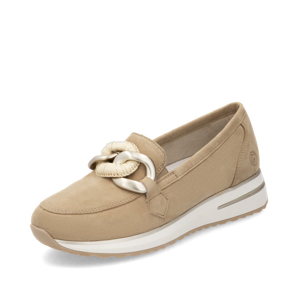Remonte D1G11-62 Anatomic Leather Moccasin Beige Remonte D1G11-62 Anatomic Leather Moccasin Beige