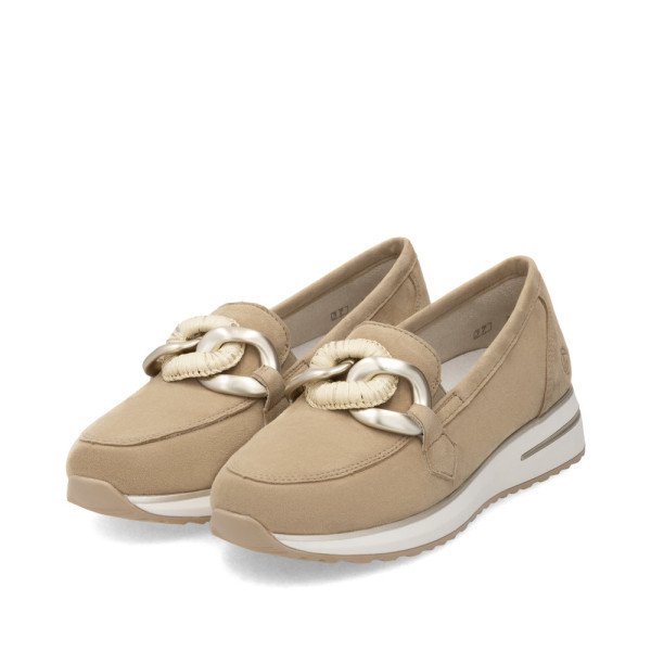 Remonte D1G11-62 Anatomic Leather Moccasin Beige Remonte D1G11-62 Anatomic Leather Moccasin Beige