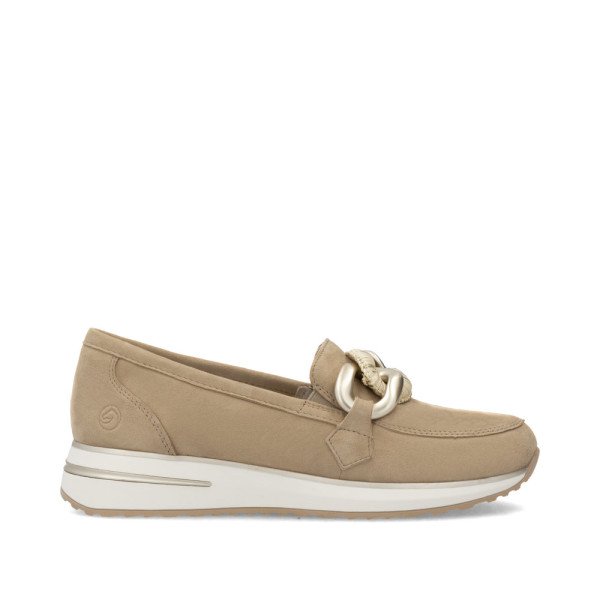 Remonte D1G11-62 Anatomic Leather Moccasin Beige Remonte D1G11-62 Anatomic Leather Moccasin Beige