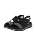 Remonte D1J50-02 Anatomical Leather Sandal Black 4cm Remonte D1J50-02 Anatomical Leather Sandal Black 4cm