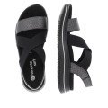 Remonte D1J50-02 Anatomical Leather Sandal Black 4cm Remonte D1J50-02 Anatomical Leather Sandal Black 4cm