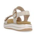Remonte D1J51-80 Anatomical Leather Sandal Beige 4cm Remonte D1J51-80 Anatomical Leather Sandal Beige 4cm