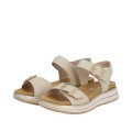 Remonte D1J51-80 Anatomical Leather Sandal Beige 4cm Remonte D1J51-80 Anatomical Leather Sandal Beige 4cm