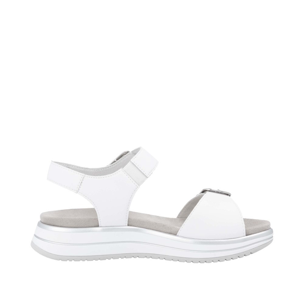 Remonte D1J51-81 Anatomical Leather Sandal White 4cm Remonte D1J51-81 Anatomical Leather Sandal White 4cm