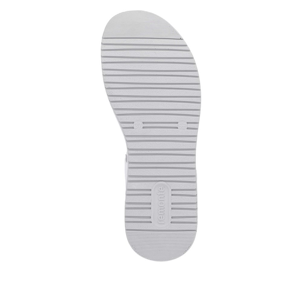 Remonte D1J51-81 Anatomical Leather Sandal White 4cm Remonte D1J51-81 Anatomical Leather Sandal White 4cm