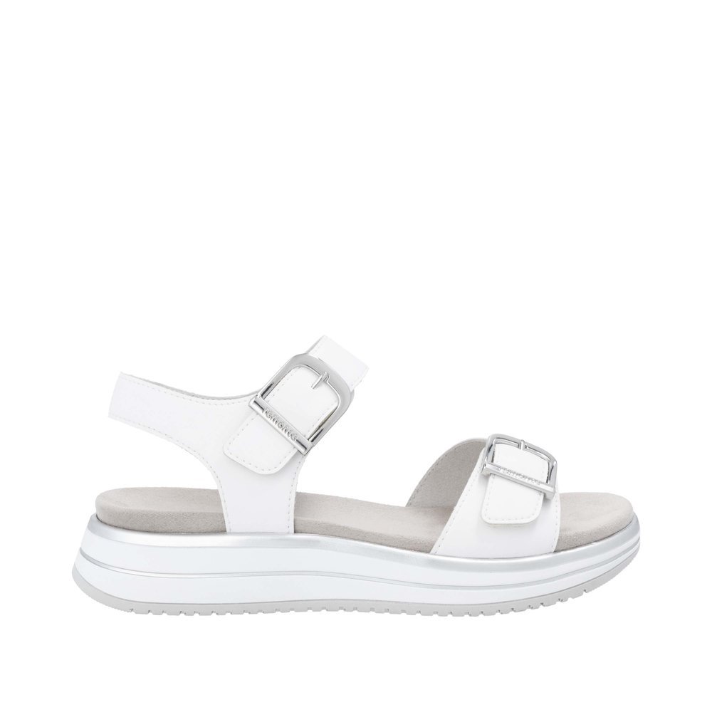 Remonte D1J51-81 Anatomical Leather Sandal White 4cm Remonte D1J51-81 Anatomical Leather Sandal White 4cm