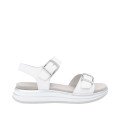 Remonte D1J51-81 Anatomical Leather Sandal White 4cm Remonte D1J51-81 Anatomical Leather Sandal White 4cm