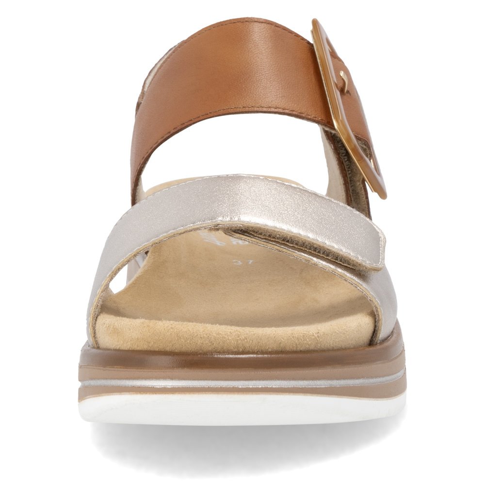 Remonte D1J53-22 Anatomical Leather Sandal Brown 4cm Remonte D1J53-22 Anatomical Leather Sandal Brown 4cm
